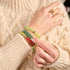 Smaragd | Silber | Meerjungfrau Glasperlenarmband